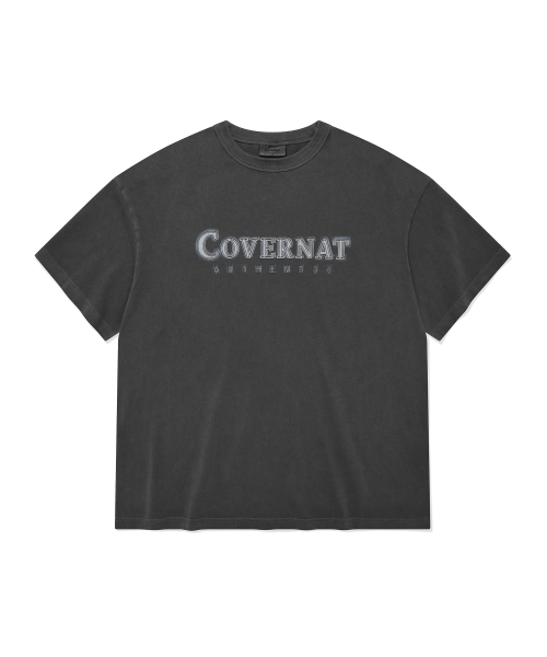 COVERNAT(カバーナット)の「ネオン ロゴ ダイイング Tシャツ Charcoal(Tシャツ/カットソー・レディース・その他・X-SMALL/SMALL/MEDIUM/LARGE/X-LARGE/XX-LARGE)」の4枚目の写真