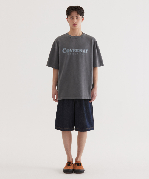 COVERNAT(カバーナット)の「ネオン ロゴ ダイイング Tシャツ Charcoal(Tシャツ/カットソー・レディース・その他・X-SMALL/SMALL/MEDIUM/LARGE/X-LARGE/XX-LARGE)」の2枚目の写真