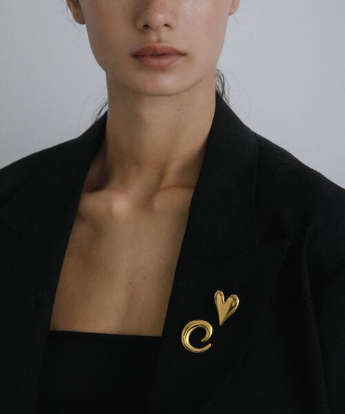URBAN RESEARCH（アーバンリサーチ）の「decor『デコール』　Broach heart 2piece set（ブローチ/コサージュ・レディース・シルバー/ゴールド・-）」の9枚目の写真