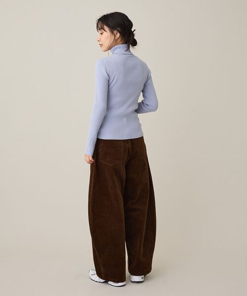 CRAFT STANDARD BOUTIQUE（クラフトスタンダードブティック）の「コーデュロイコクーンパンツ（その他パンツ・レディース・ブラウン/ブラック・M/L）」の9枚目の写真