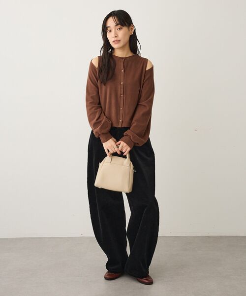 CRAFT STANDARD BOUTIQUE（クラフトスタンダードブティック）の「コーデュロイコクーンパンツ（その他パンツ・レディース・ブラウン/ブラック・M/L）」の21枚目の写真