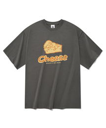 チーズ半袖Tシャツグレー