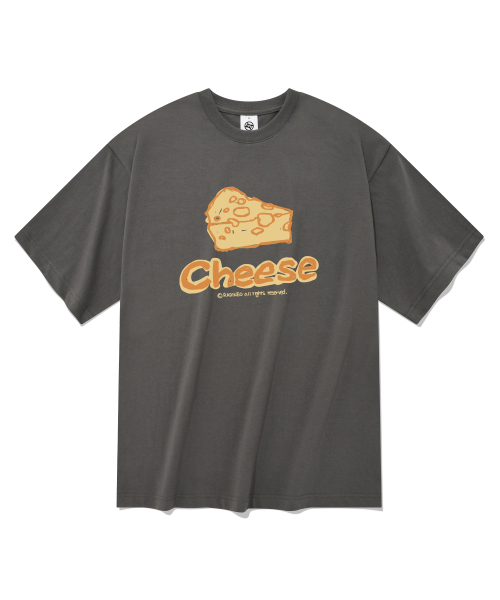 RADINEO(ラディネオ)の「チーズ半袖Tシャツグレー(Tシャツ/カットソー・メンズ・その他・X-LARGE/SMALL/MEDIUM/LARGE)」の1枚目の写真