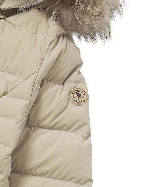 CAPEHORN（ケープホーン）の「(CAPE HORN)QUINA MURMASKY（ダウンジャケット/コート・レディース・ブラック/ベージュ・M）」の12枚目の写真