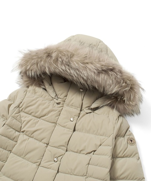 CAPEHORN（ケープホーン）の「(CAPE HORN)QUINA MURMASKY（ダウンジャケット/コート・レディース・ブラック/ベージュ・M）」の8枚目の写真