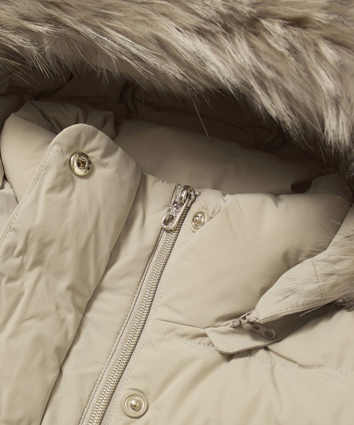 CAPEHORN（ケープホーン）の「(CAPE HORN)QUINA MURMASKY（ダウンジャケット/コート・レディース・ブラック/ベージュ・M）」の9枚目の写真