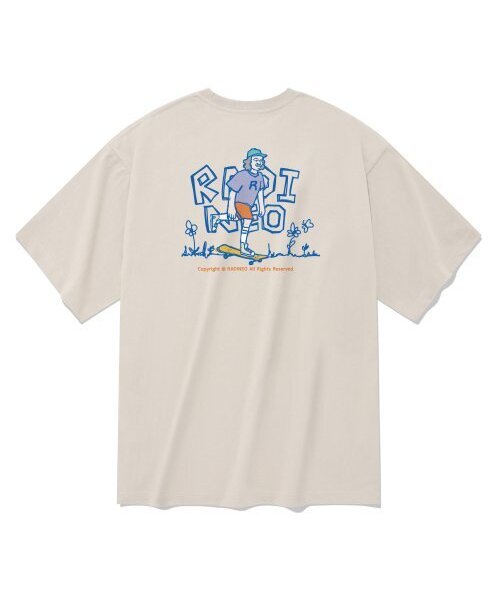 RADINEO(ラディネオ)の「エンボード 半袖Tシャツ ベージュ(Tシャツ/カットソー・メンズ・その他・LARGE/MEDIUM/SMALL/X-LARGE)」の1枚目の写真