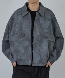 AH ABAHOUSE（エーエイチアバハウス）の「CROPPED NEO LEATHER A-2 JACKET / クロップドネオレザーA-2ジャケット（ブルゾン）」