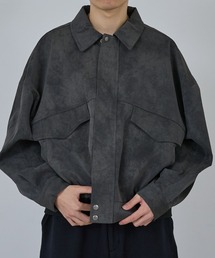 AH ABAHOUSE | CROPPED NEO LEATHER A-2 JACKET / クロップドネオレザーA-2ジャケット(ブルゾン)