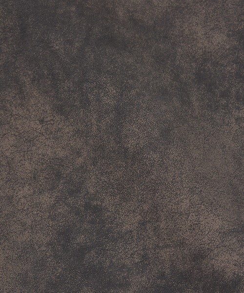 AH ABAHOUSE（エーエイチアバハウス）の「CROPPED NEO LEATHER A-2 JACKET / クロップドネオレザーA-2ジャケット（ブルゾン・メンズ・グレー/ブラウン/ブラック・46/48）」の17枚目の写真