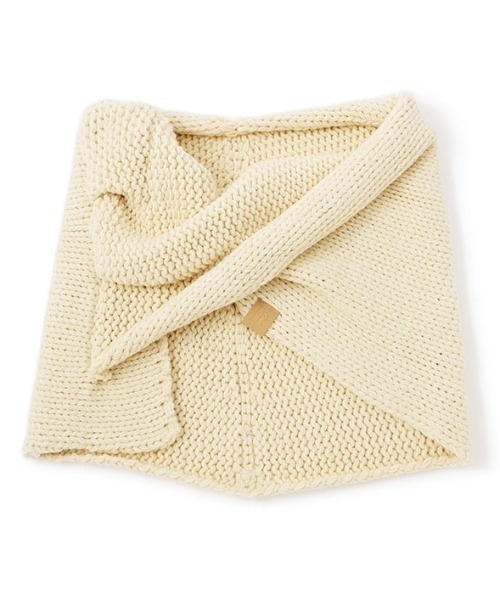 セール】バルキーヤーンハンドニットスヌード（ネックウォーマー