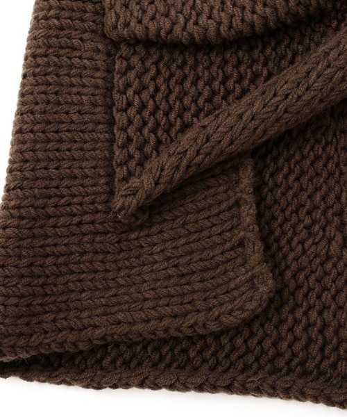 バルキーヤーンハンドニットストール バルキーヤーンハンドニットストール ETRE TOKYO ストール マフラー