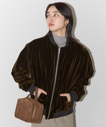 SOTT | ベロア 中綿ブルゾン(ブルゾン)