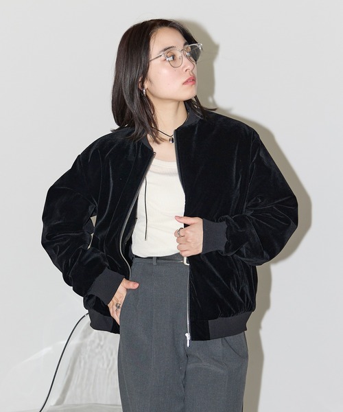 セール】ベロア 中綿ブルゾン（ブルゾン）｜SOTT（ソット）の