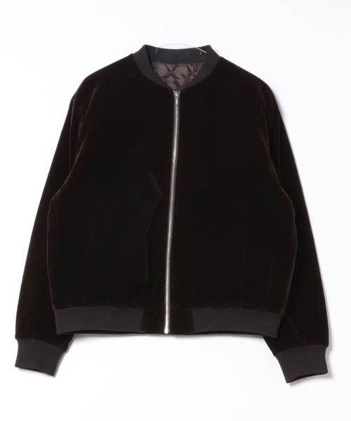 SOTT（ソット）の「ベロア 中綿ブルゾン（ブルゾン・レディース・ブラック/ブラウン・FREE）」の13枚目の写真