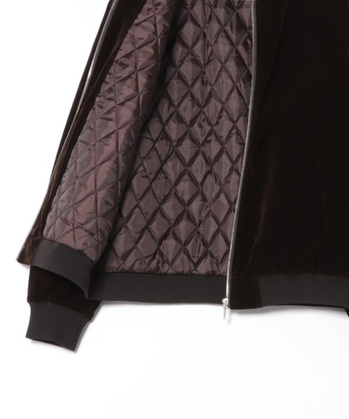 SOTT（ソット）の「ベロア 中綿ブルゾン（ブルゾン・レディース・ブラック/ブラウン・FREE）」の17枚目の写真