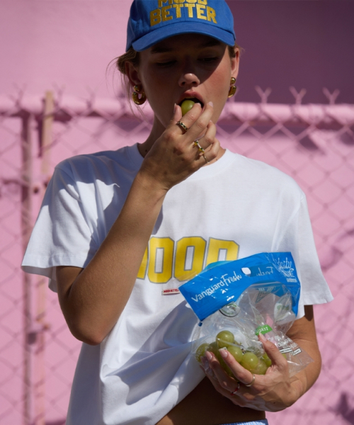 MOODBETTER(ムード ベター)の「MOOD STITCH LOGO BASIC FIT T SHIRTS WHITE(Tシャツ/カットソー・レディース・その他・FREE)」の2枚目の写真