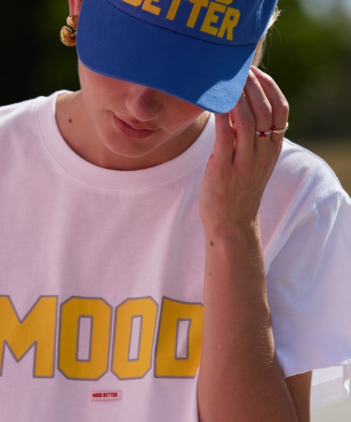 MOODBETTER(ムード ベター)の「MOOD STITCH LOGO BASIC FIT T SHIRTS WHITE(Tシャツ/カットソー・レディース・その他・FREE)」の4枚目の写真