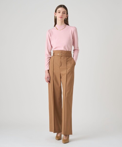 ANAYI（アナイ）の「フルニードルギャザースリーブ プルオーバー（ニット/セーター・レディース・ブラック/ピンク/トップグレー/オフホワイト・38/36）」の10枚目の写真