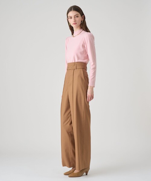 ANAYI（アナイ）の「フルニードルギャザースリーブ プルオーバー（ニット/セーター・レディース・ブラック/ピンク/トップグレー/オフホワイト・38/36）」の11枚目の写真