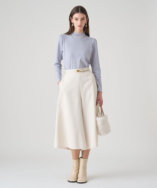 ANAYI（アナイ）の「フルニードルギャザースリーブ プルオーバー（ニット/セーター・レディース・ブラック/ピンク/トップグレー/オフホワイト・38/36）」の14枚目の写真