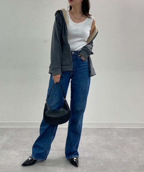 RCD(アールシーディー)の「裏ボアジップアップパーカー(パーカー・レディース・ブラック/カーキ/スミクロ/モカ/グレー系1・M/L)」の19枚目の写真