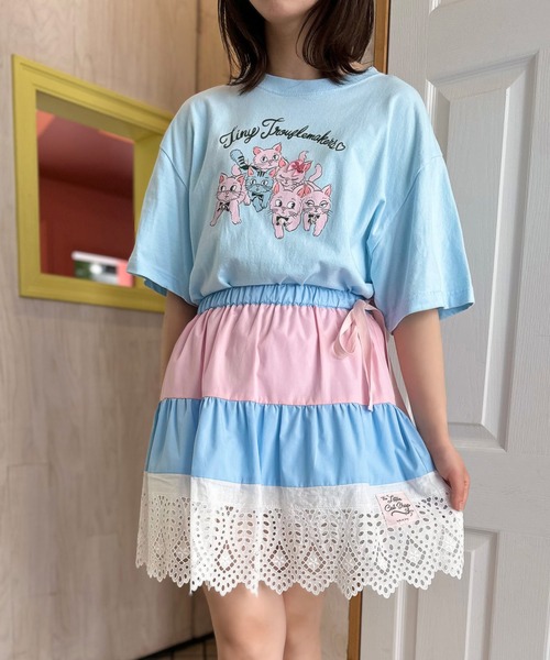 MILK(ミルク)の「Six Cat Tシャツ(Tシャツ/カットソー・レディース・C/B/A・M/S)」の3枚目の写真