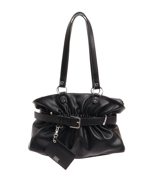 EMODA（エモダ）の「ベルトギャザートートバッグ（トートバッグ・レディース・ブラック/ブラウン・FREE）」の14枚目の写真