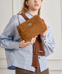 【 NiiNa / ニーナ 】高品質スエード×レザー2WAYミニショルダーバッグ