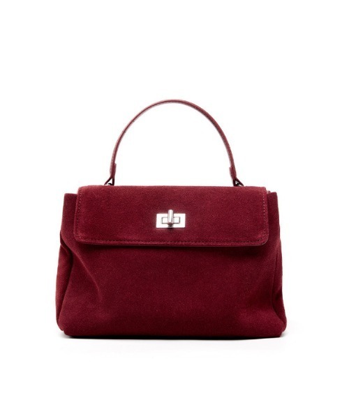NiiNa(ニーナ)の「【 NiiNa / ニーナ 】高品質スエード×レザー2WAYミニショルダーバッグ(ショルダーバッグ・レディース・レッド/グレイッシュベージュ/ブラック/ブラウン/ダークブラウン・FREE)」の5枚目の写真