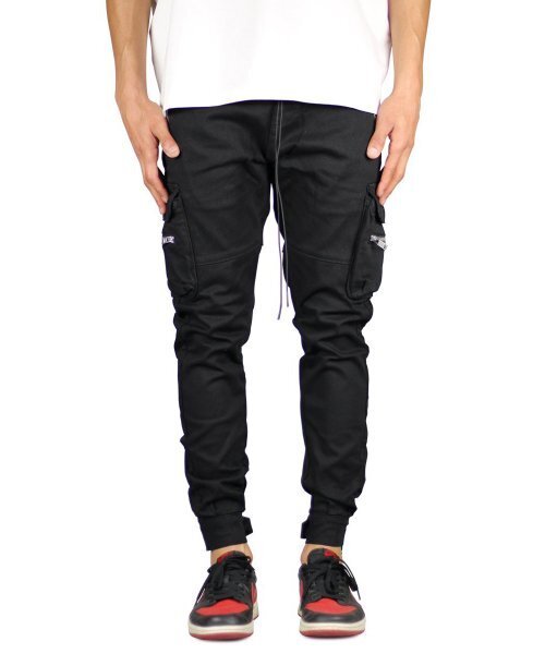 HYPER DENIM(ハイパーデニム)の「ブラックコンバットパンツ(スウェットパンツ・メンズ・その他・SMALL/MEDIUM/LARGE/X-LARGE/XX-LARGE/X-SMALL)」の1枚目の写真