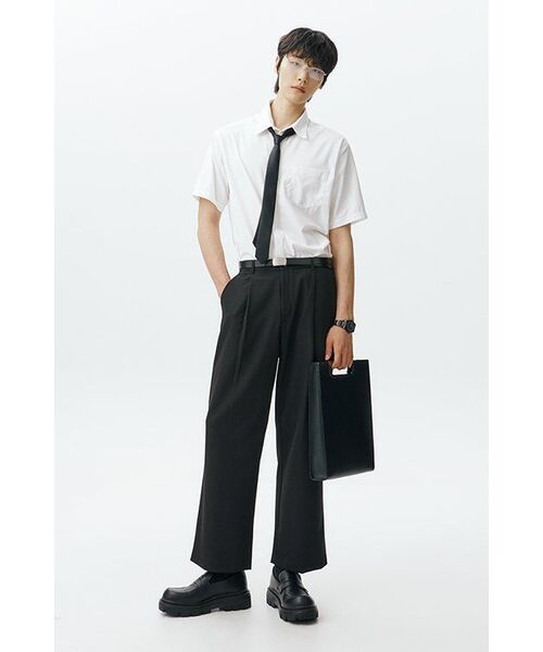 PROXY.L（プロキシエル）の「Metal Grip Slim Briefcase (Black/Gold)（ビジネスバッグ・メンズ・その他・FREE）」の6枚目の写真