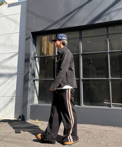 eastserviceshop（イーストサービスショップ）の「ヘリンボーンサイドラインスウェットパンツ - ブラック（その他パンツ・レディース・ブラック・SMALL/MEDIUM/LARGE）」の6枚目の写真