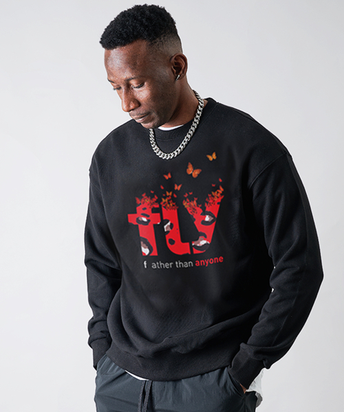 BEOM（ボム）の「ヘビー裏毛フライスウェットティーシャツ[ブラック]（スウェット・メンズ・その他・SMALL/MEDIUM/LARGE）」の2枚目の写真