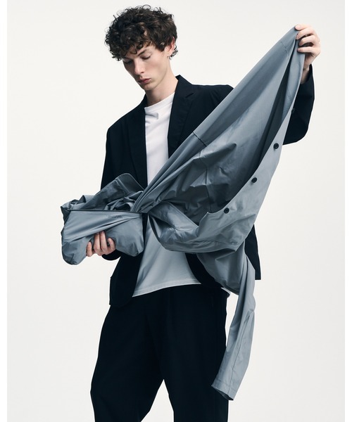 SOPHNET.（ソフネット）の「EX. EDUVACATION COAT（ステンカラーコート・メンズ・ブラック/グレー・2/3/1/4/5）」の12枚目の写真