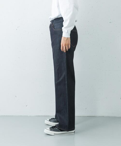 URBAN RESEARCH（アーバンリサーチ）の「SHIOTA　スーピマDENIM PANTSワイド#BOB（デニムパンツ・メンズ・インディゴブルー・28/30/32/34）」の3枚目の写真