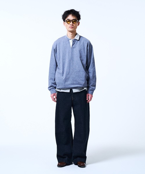 THE BOLDMAN(ザ ボールドマン)の「Rigid Wide Denim / リジットワイドデニム(デニムパンツ・メンズ・インディゴブルー/ブラック・LARGE/MEDIUM)」の10枚目の写真