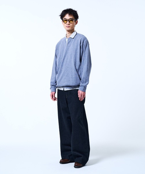 Rigid Wide Denim /リジットワイドデニム　THE BOLDMAN Rigid Wide Denim / リジットワイドデニム（デニムパンツ）｜THE