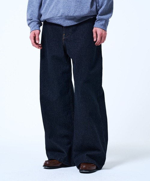 Rigid Wide Denim /リジットワイドデニム　THE BOLDMAN Rigid Wide Denim / リジットワイドデニム（デニムパンツ）｜THE