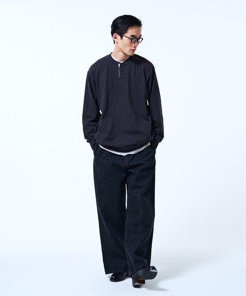 THE BOLDMAN(ザ ボールドマン)の「Rigid Wide Denim / リジットワイドデニム(デニムパンツ・メンズ・インディゴブルー/ブラック・LARGE/MEDIUM)」の3枚目の写真