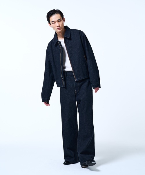 THE BOLDMAN(ザ ボールドマン)の「Rigid Wide Denim / リジットワイドデニム(デニムパンツ・メンズ・インディゴブルー/ブラック・LARGE/MEDIUM)」の16枚目の写真