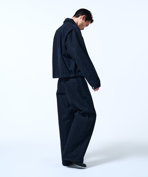 THE BOLDMAN(ザ ボールドマン)の「Rigid Wide Denim / リジットワイドデニム(デニムパンツ・メンズ・インディゴブルー/ブラック・LARGE/MEDIUM)」の17枚目の写真