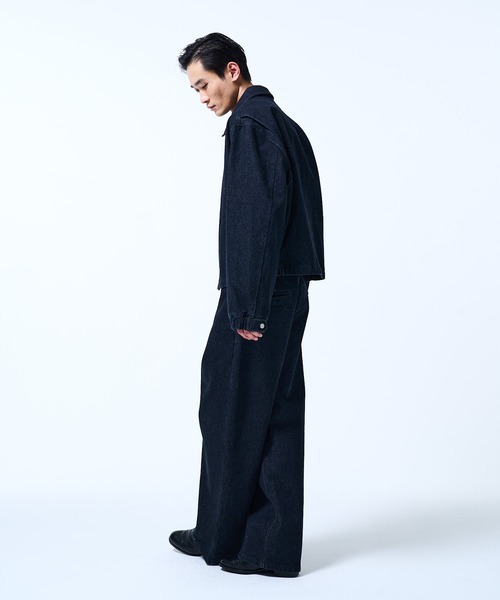THE BOLDMAN(ザ ボールドマン)の「Rigid Wide Denim / リジットワイドデニム(デニムパンツ・メンズ・インディゴブルー/ブラック・LARGE/MEDIUM)」の18枚目の写真