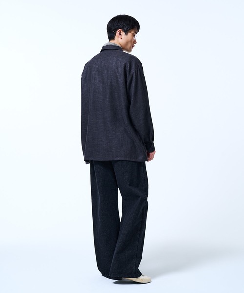 THE BOLDMAN(ザ ボールドマン)の「Rigid Wide Denim / リジットワイドデニム(デニムパンツ・メンズ・インディゴブルー/ブラック・LARGE/MEDIUM)」の6枚目の写真