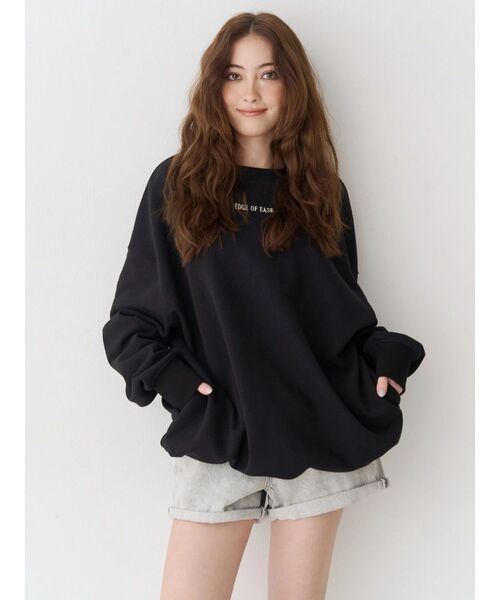 EVRIS（エヴリス）の「ヴィンテージライクカラーショートデニムパンツ【セットアップ着用可能】（デニムパンツ・レディース・インディゴブルー/グレー/ブルー・SMALL/MEDIUM）」の11枚目の写真