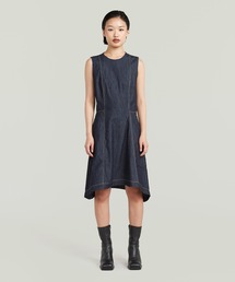 Short Flare Dress/ショートフレアデニムワンピース