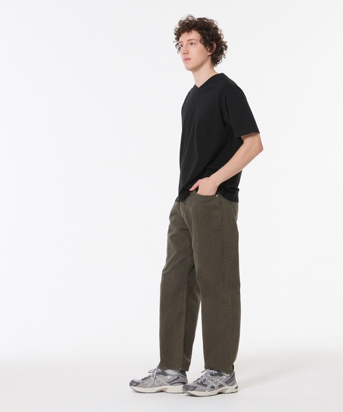coca（coca）（コカ）の「ベーシックVネック半袖Tシャツ（Tシャツ/カットソー・メンズ・ブラック/ホワイト・M/L/2XL/3XL/XL）」の15枚目の写真