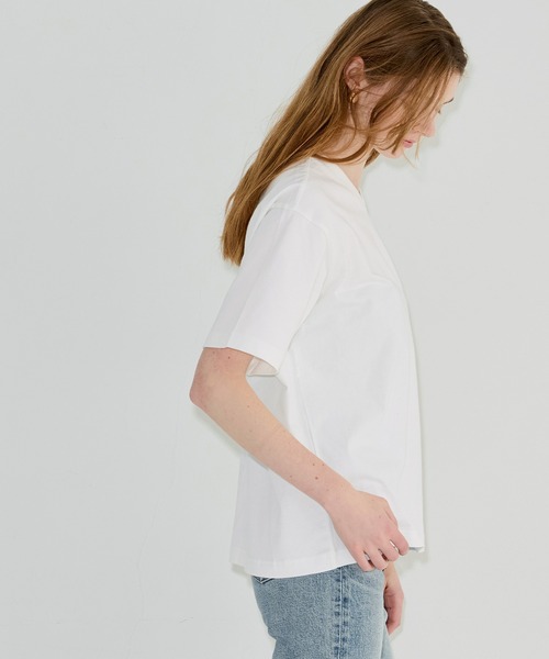 coca（coca）（コカ）の「ベーシックVネック半袖Tシャツ（Tシャツ/カットソー・メンズ・ブラック/ホワイト・M/L/2XL/3XL/XL）」の18枚目の写真