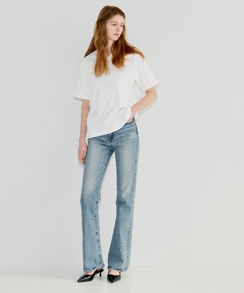 coca（coca）（コカ）の「ベーシックVネック半袖Tシャツ（Tシャツ/カットソー・メンズ・ブラック/ホワイト・M/L/2XL/3XL/XL）」の19枚目の写真