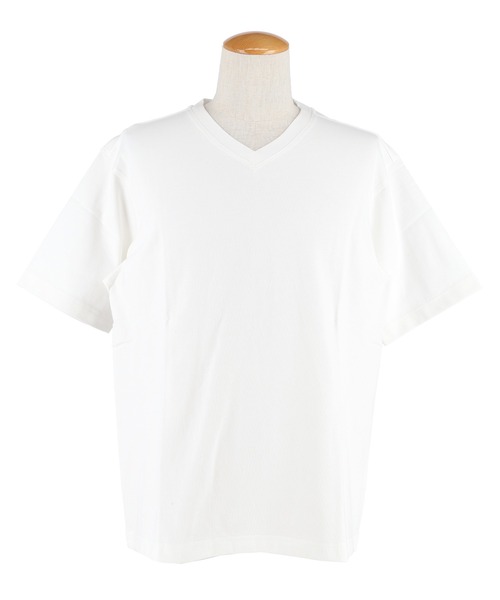 coca（coca）（コカ）の「ベーシックVネック半袖Tシャツ（Tシャツ/カットソー・メンズ・ブラック/ホワイト・M/L/2XL/3XL/XL）」の5枚目の写真